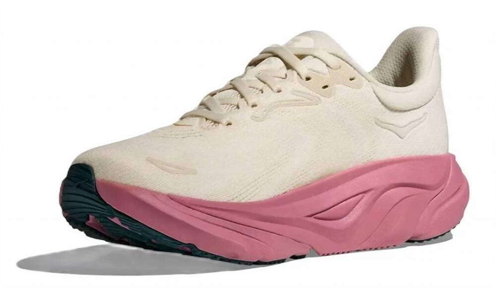 NEW HOKA women's arahi 8 running shoes in alabaster/lingonberry - Picture 3 of 6